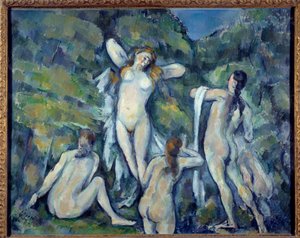 Cuatro bañistas de Paul Cézanne