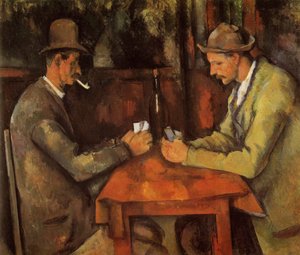 Francés: Les Joueurs de cartes Los jugadores de cartas de Paul Cézanne