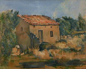 Francés: Maison dans la campagne aixoise Casa abandonada cerca de Aix-en-Provence de Paul Cézanne