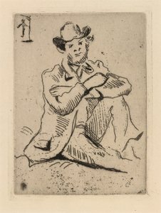 Guillaumin con el ahorcado de Paul Cézanne