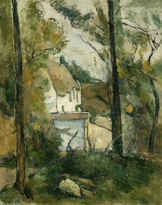 Casa en los árboles, Auvers, 1879 de Paul Cézanne