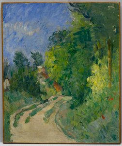 La Route tournante en la maleza de Paul Cézanne