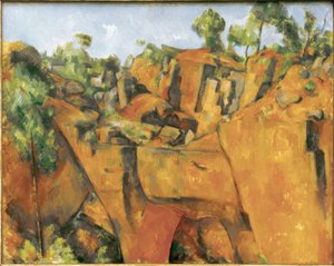 La cantera de Bibémus de Paul Cézanne