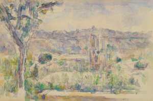 La catedral de Aix vista desde el taller de Lauves de Paul Cézanne