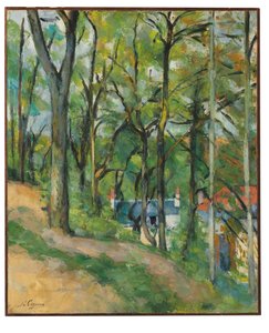 La côte Saint-Denis en Pontoise, c.1877 de Paul Cézanne