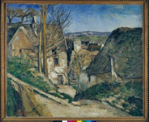 La casa del ahorcado, en Auvers de Paul Cézanne