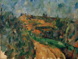 El camino giratorio en la cima del sendero de Lauves de Paul Cézanne