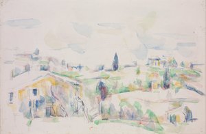 Paisaje en Provenza de Paul Cézanne