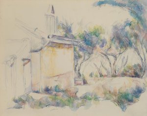 La cabaña de Jourdan de Paul Cézanne