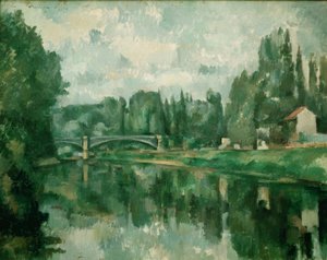 El puente de Creteil (Puente sobre el Marne, en Creteil) de Paul Cézanne