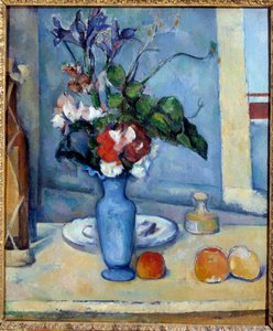 El jarrón azul de Paul Cézanne