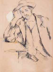 fumador inclinado de Paul Cézanne