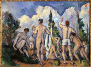Los bañistas de Paul Cézanne