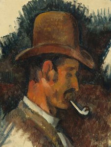 Hombre con pipa de Paul Cézanne