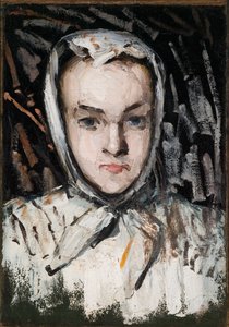 Marie Cézanne, la hermana del artista (anverso), La madre del artista (verso) de Paul Cézanne