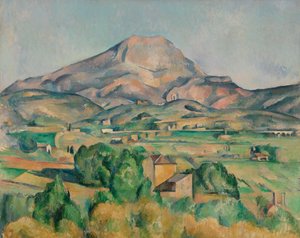 Mont Sainte-Victoire (Montaña Sainte-Victoire) de Paul Cézanne