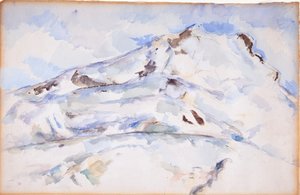 Mont Sainte-Victoire (Montaña Sainte-Victoire) de Paul Cézanne
