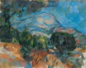Monte Sainte-Victoire. Aproximadamente 1904 de Paul Cézanne