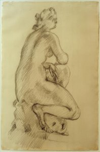 Venus agachada de Paul Cézanne