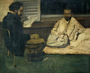 Paul Alexis leyendo a Emile Zola de Paul Cézanne