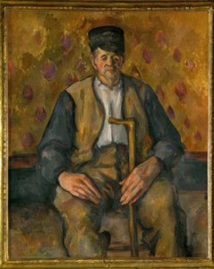 Campesino sentado de Paul Cézanne
