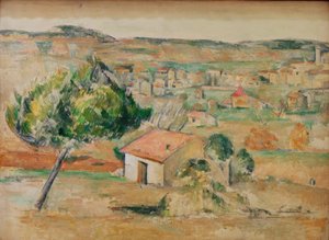 Llanura provenzal de Paul Cézanne