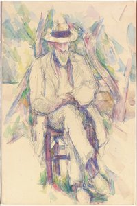 Retrato de Vallier, 1904-06 de Paul Cézanne