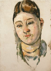 Retrato de Madame Cezanne, c.1883 de Paul Cézanne