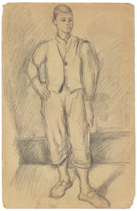 Retrato del hijo del artista, c.1875-1885 de Paul Cézanne
