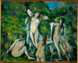 Cuatro bañistas de Paul Cézanne
