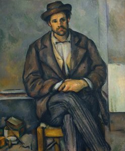 Campesino sentado, c.1892-96 de Paul Cézanne