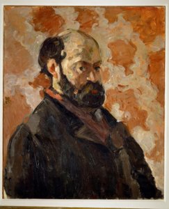 Autorretrato con fondo rosa de Paul Cézanne