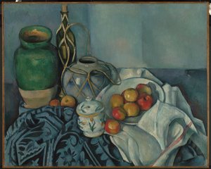 Naturaleza muerta con manzanas de Paul Cézanne