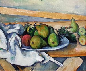 Bodegón con peras de Paul Cézanne