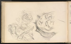 Estudios Incluyendo a Madame Cézanne de Paul Cézanne