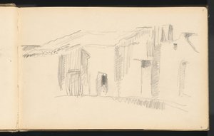 Estudio de casas de Paul Cézanne