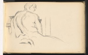 Estudio de "Hércules descansando" de Puget de Paul Cézanne