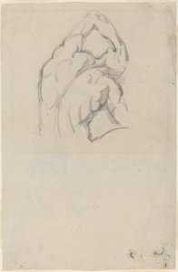 Estudio del "Ecorché" (recto) de Paul Cézanne