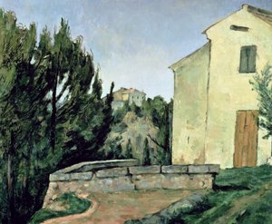 La Casa Abandonada en Tholonet de Paul Cézanne