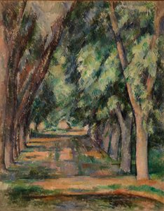 El Callejón de los Castaños en el Jas de Bouffan de Paul Cézanne