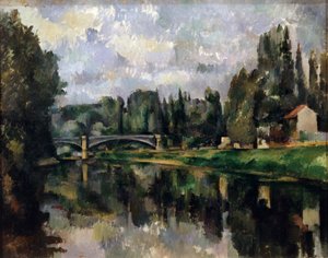 Las orillas del Marne de Paul Cézanne