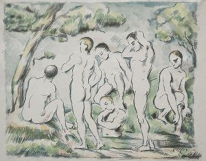Las bañistas de Paul Cézanne