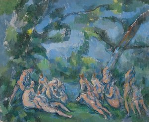 Los bañistas de Paul Cézanne