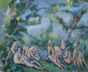 Los bañistas de Paul Cézanne