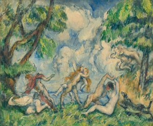 La batalla del amor, c. 1880 de Paul Cézanne