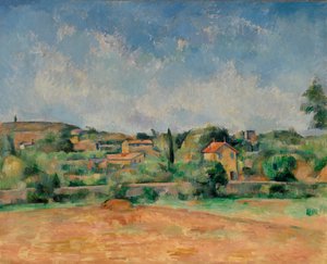 La llanura de Bellevue / La tierra roja de Paul Cézanne