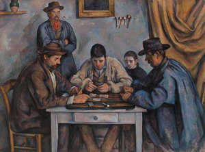 Los jugadores de cartas de Paul Cézanne