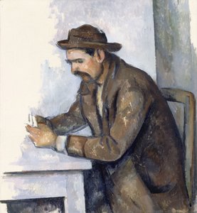 El Jugador de Cartas, 1890-1892 de Paul Cézanne