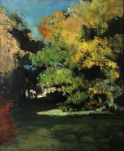 El Claro, c.1867 de Paul Cézanne