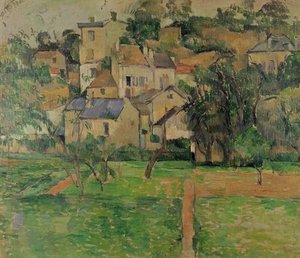 El Hermitage en Pontoise, 1884 de Paul Cézanne